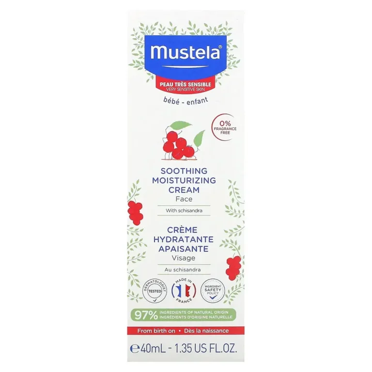 Mustela Крем для лица увлажняющий 40 мл