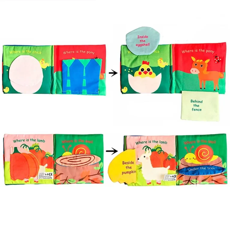 Книжка-шуршалка kidsbooks Hide and seek on the farm