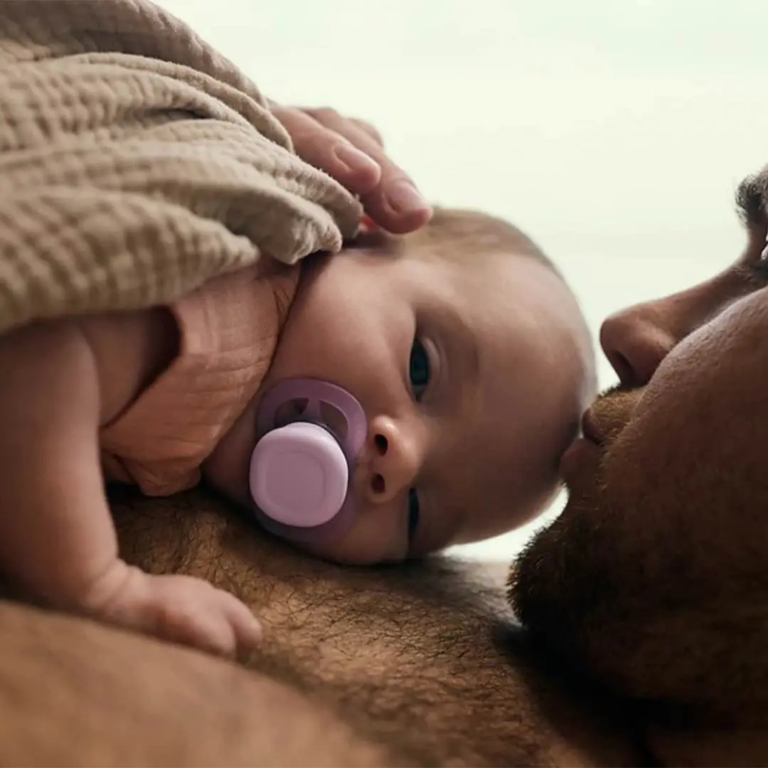 Пустышка Philips Avent Ultrastart Однотонные 0-2 мес 2 шт