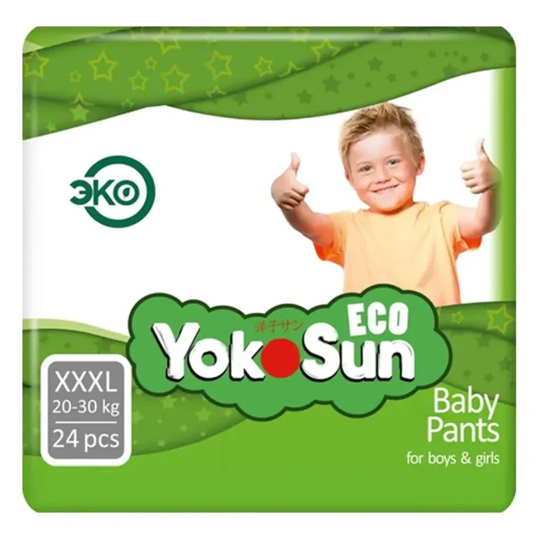 Трусики-подгузники YokoSun Eco XXXL (15-23 кг) 24 шт