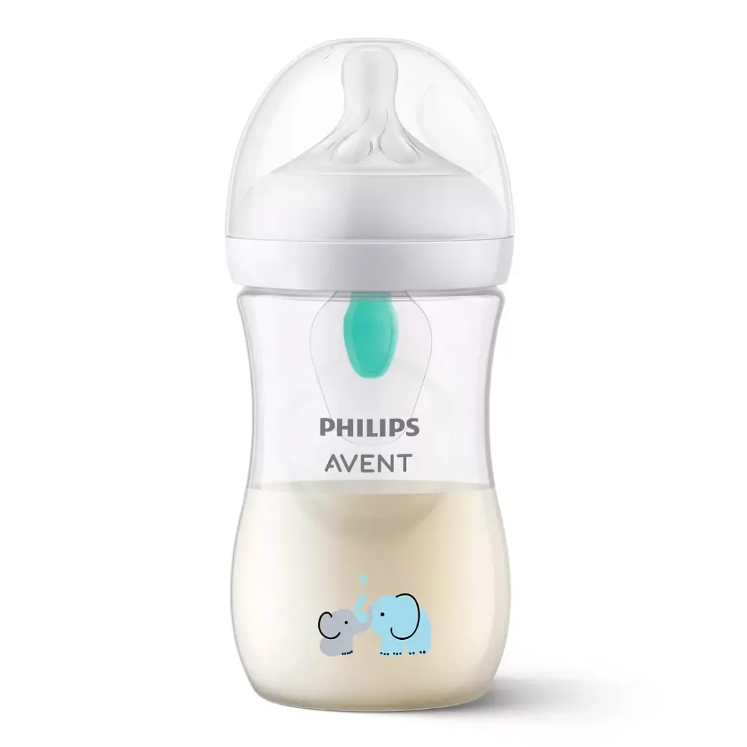 Пластиковая бутылочка Phlips Avent Natural Response Elephant 260 мл 0+ мес SCY673/81