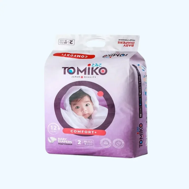 Подгузники Tomiko Comfort+ 2 S (4-6 кг) 68 шт
