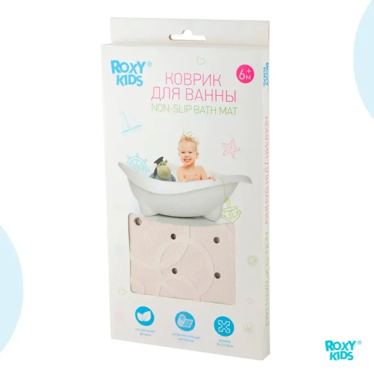 Коврик для ванны с отверстиями ROXY-KIDS 35*76 см