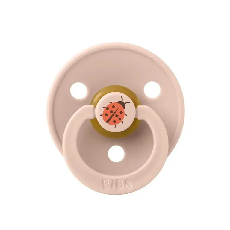 Пустышка латексная BIBS Studio Colour Ladybug-Blush 6+ мес