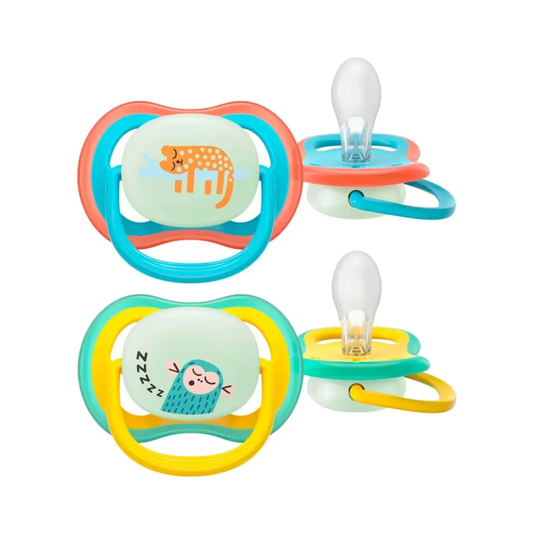 Пустышка Philips Avent Air Nighttime 18+ мес 2 шт SCFSCF376/32