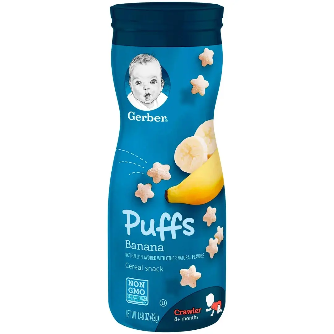 Снеки Gerber Puffs банан 8+ мес 42 гр
