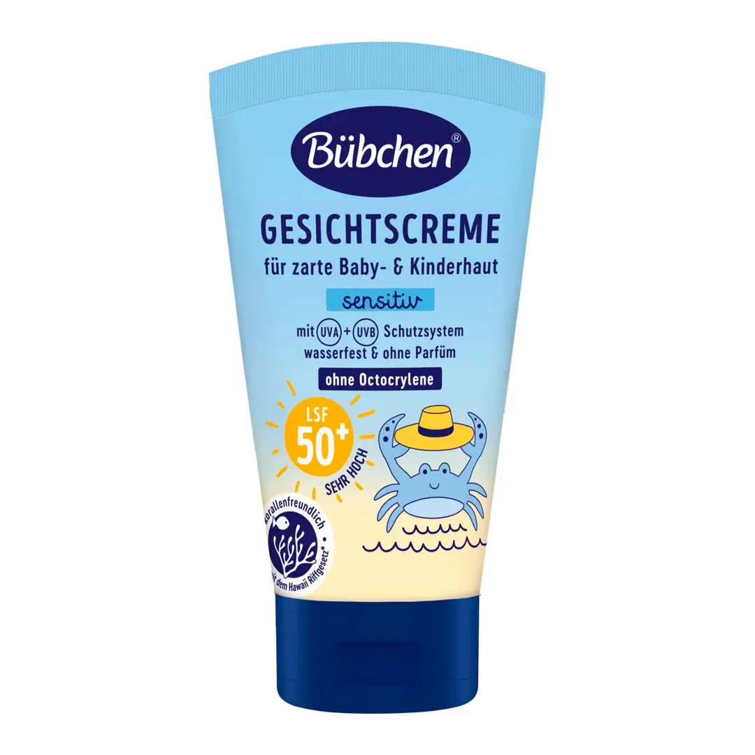 Bubchen Солнцезащитный крем Sensitiv SPF 50+ 50 мл 0+ мес