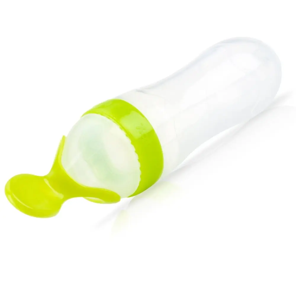 Nuby Детская бутылочка-ложка для введения прикорма Squeeze Spoon (XS-XL) 3+ мес