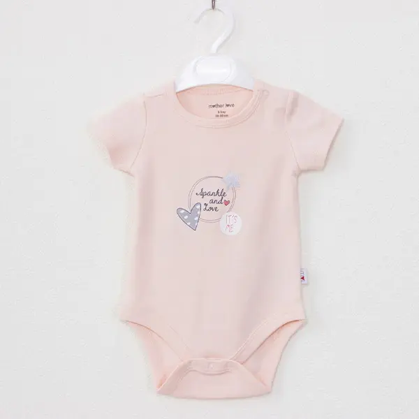 Детское боди с коротким рукавом Mother love Spankle and love
