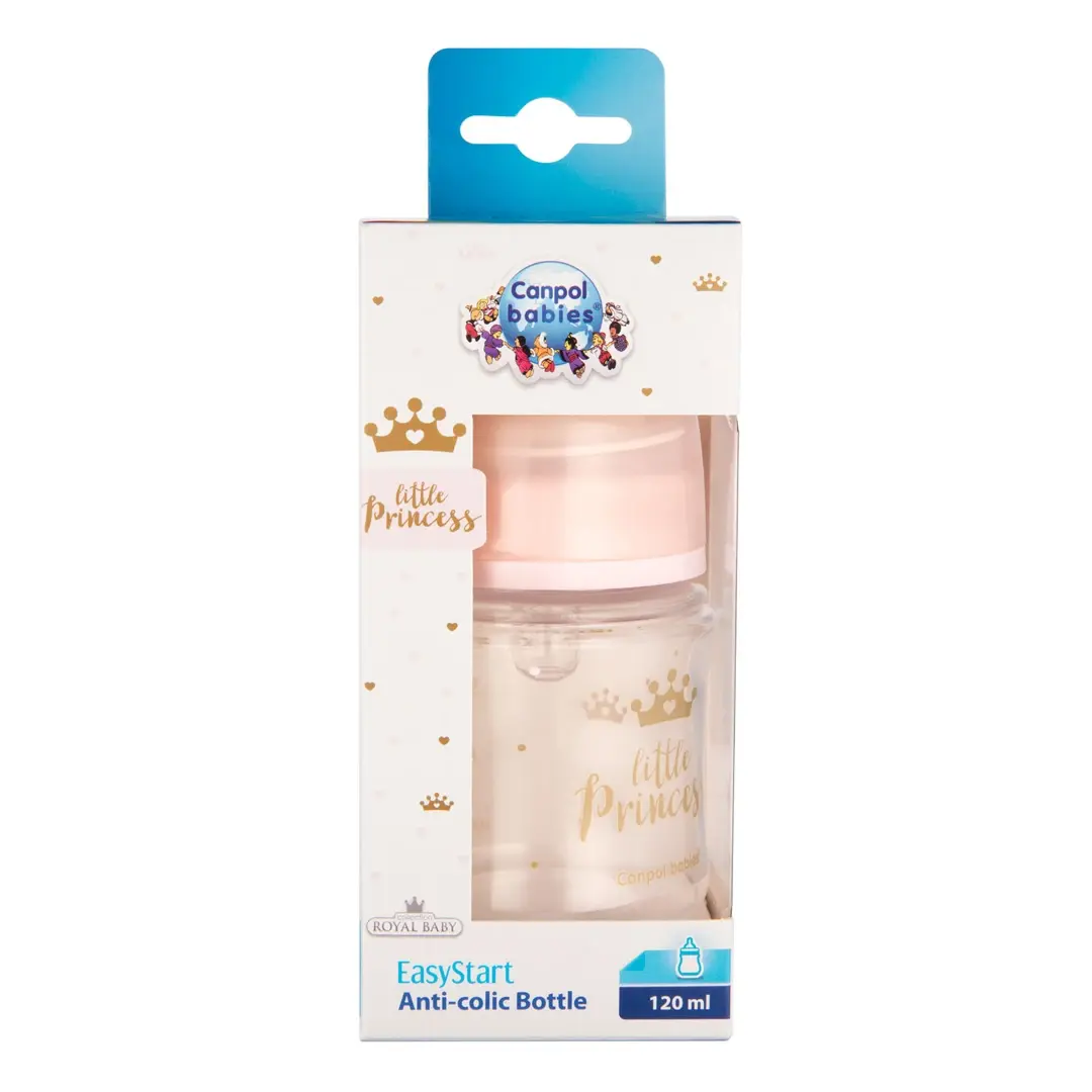 Бутылочка Canpol Babies EasyStart Royal Baby антиколиковая 120 мл 0+ месяцев