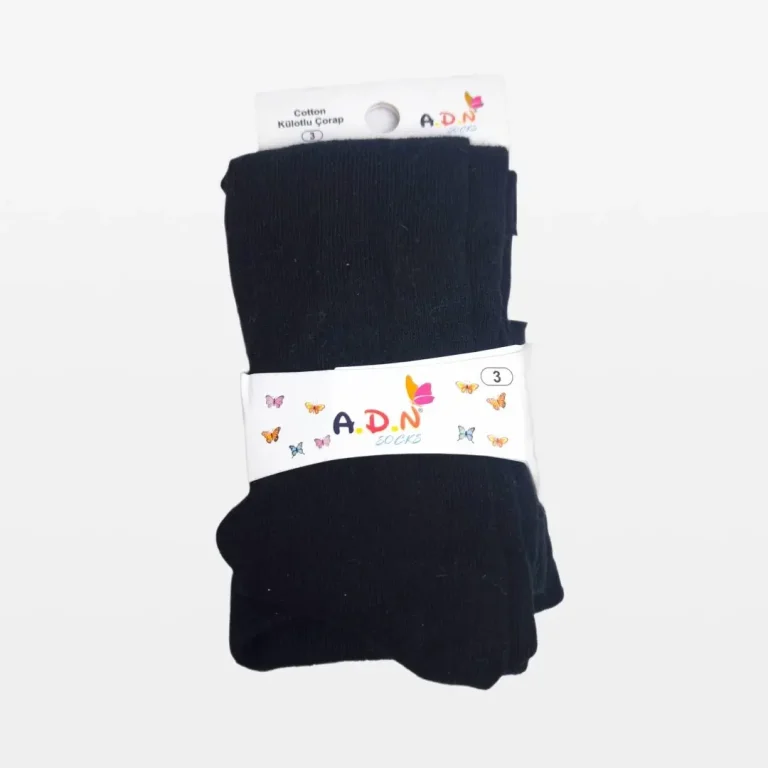 Колготки A.D.N Socks Однотонные Черный
