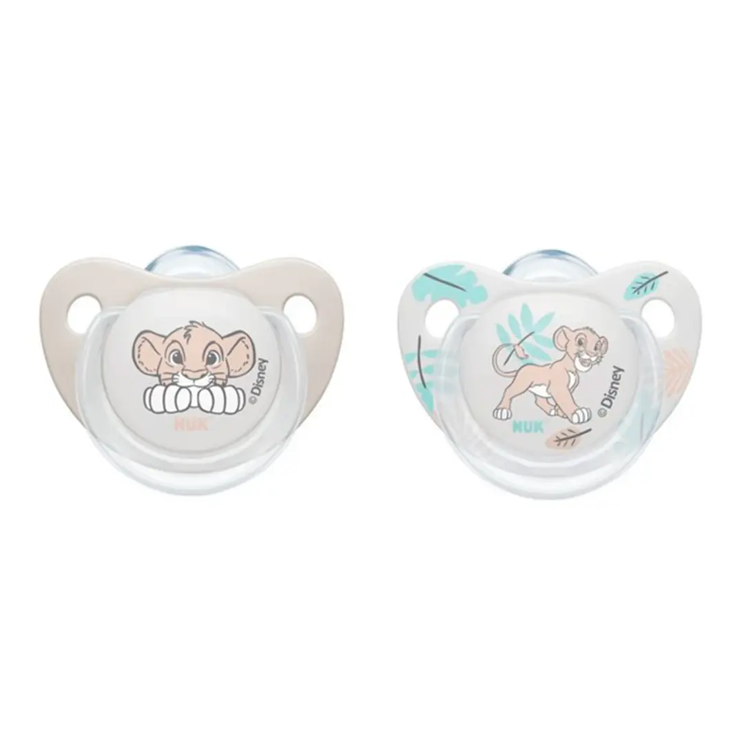 Пустышка NUK Disney baby 6-18 мес 2 шт Lion king