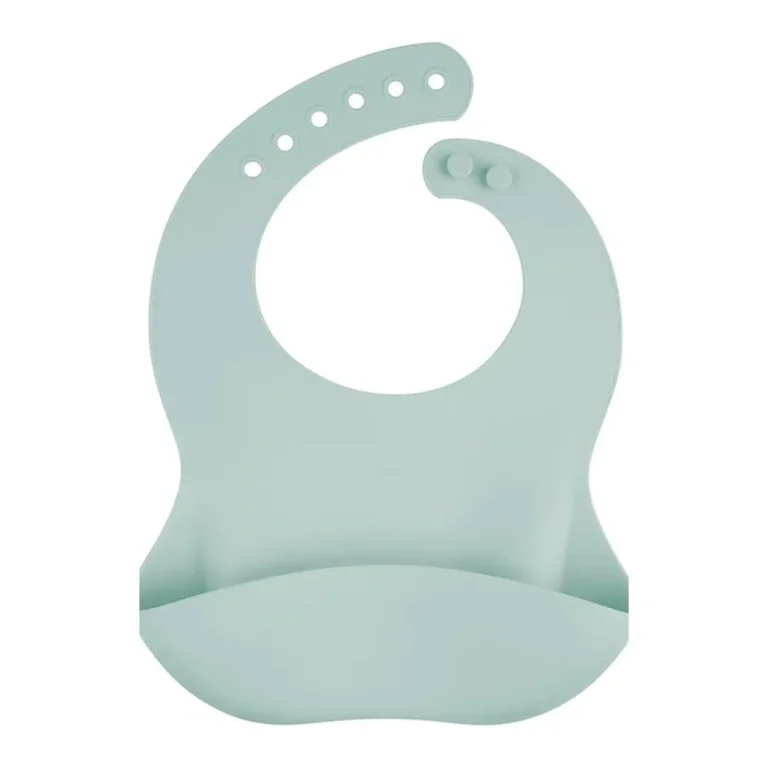 Силиконовый нагрудник Canpol Babies Bib with pocket Берюзовый