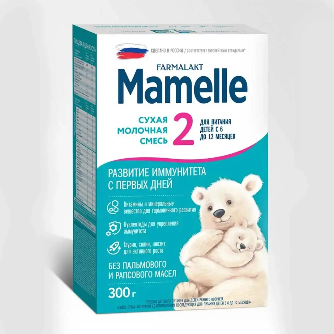 Сухая молочная смесь Mamelle 2 300 гр 6-12мес