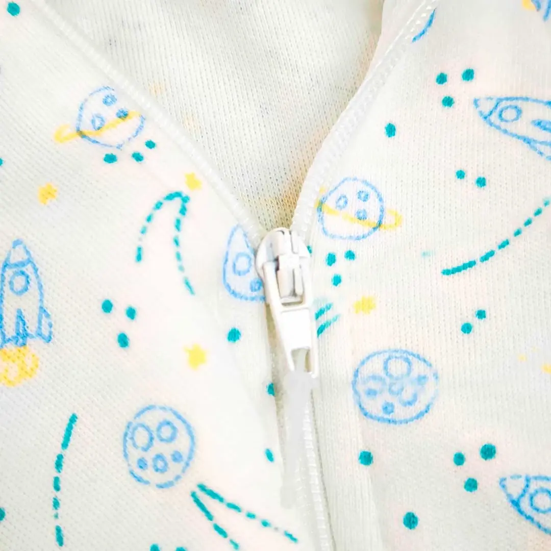 Слип на молнии Hello Baby Бабочки Белый