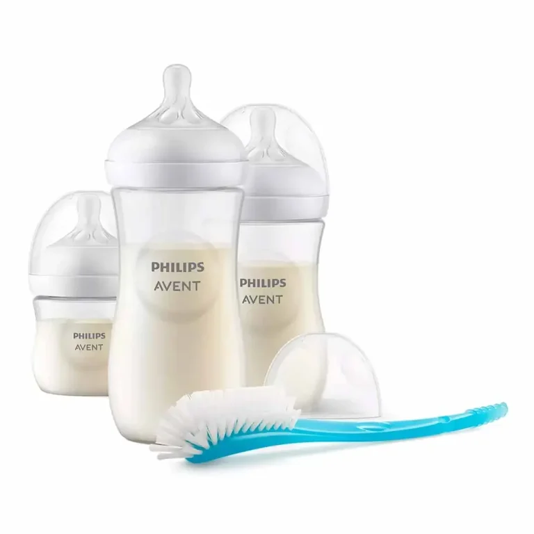 Набор пластиковых бутылочек Philips Avent Natural Response 0+ мес. (+щётка) SCD837/12
