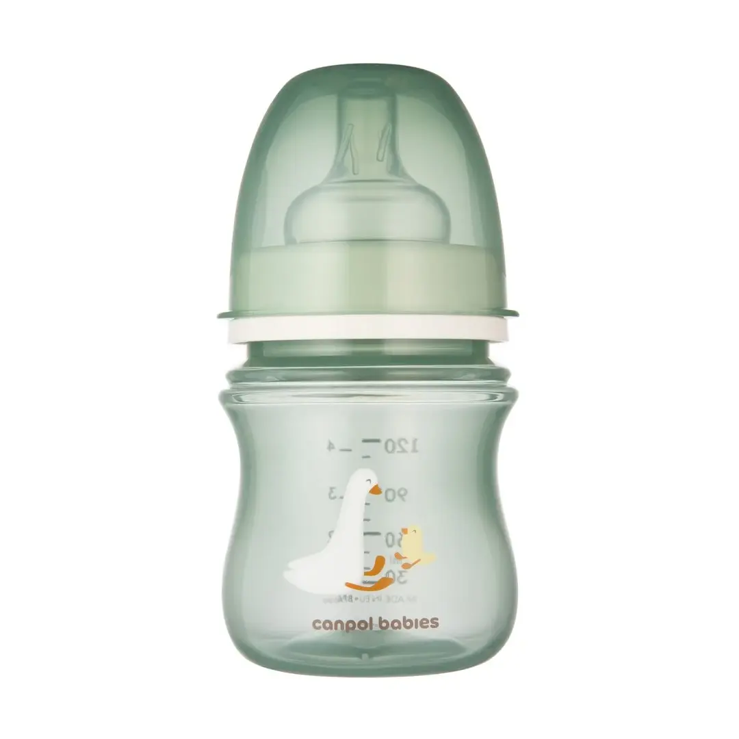 Антиколиковая бутылочка Canpol Babies PP Easy Start гусь 120 мл 0+ мес
