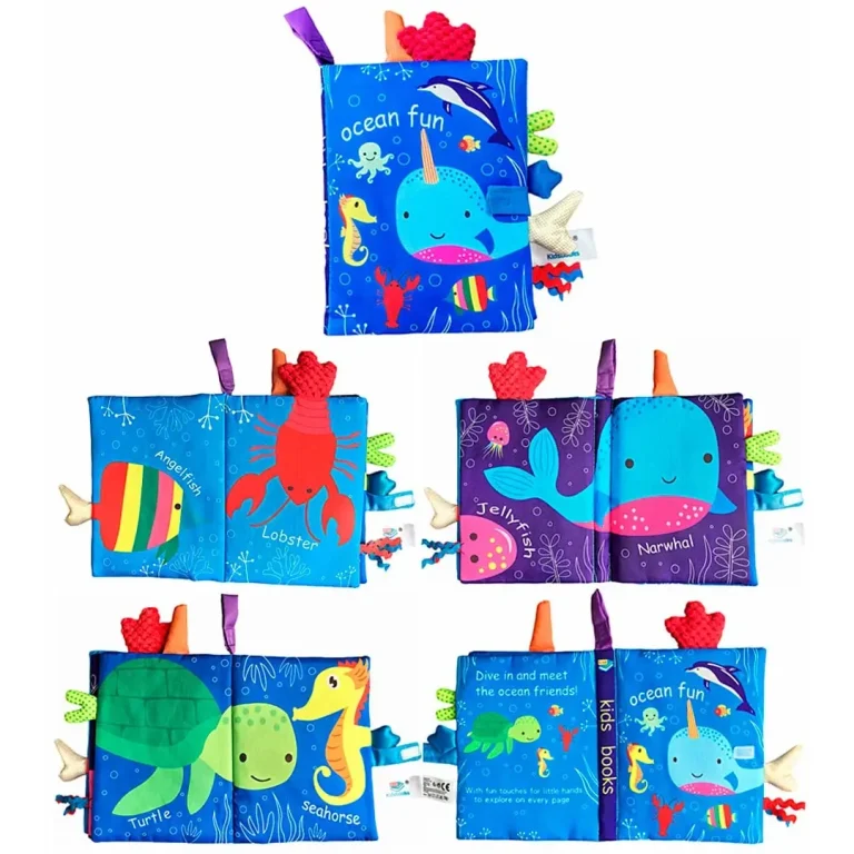 Книжка-шуршалка kidsbooks Ocean fun Синий