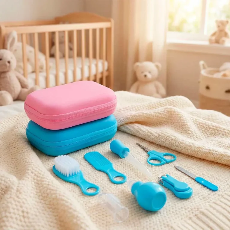 Гигиенический набор для малышей Я родился Baby Care Kit 8 шт Голубой