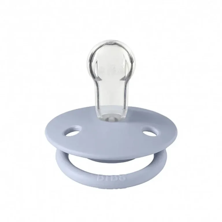 Пустышка силиконовая BIBS De Lux - Dusty Blue 0+ мес