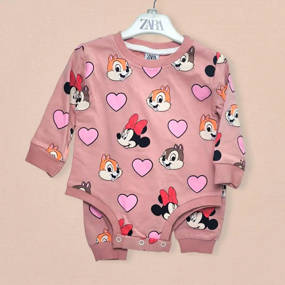 Комплект 2ка ZARA Disney боди + штаны Бежевый