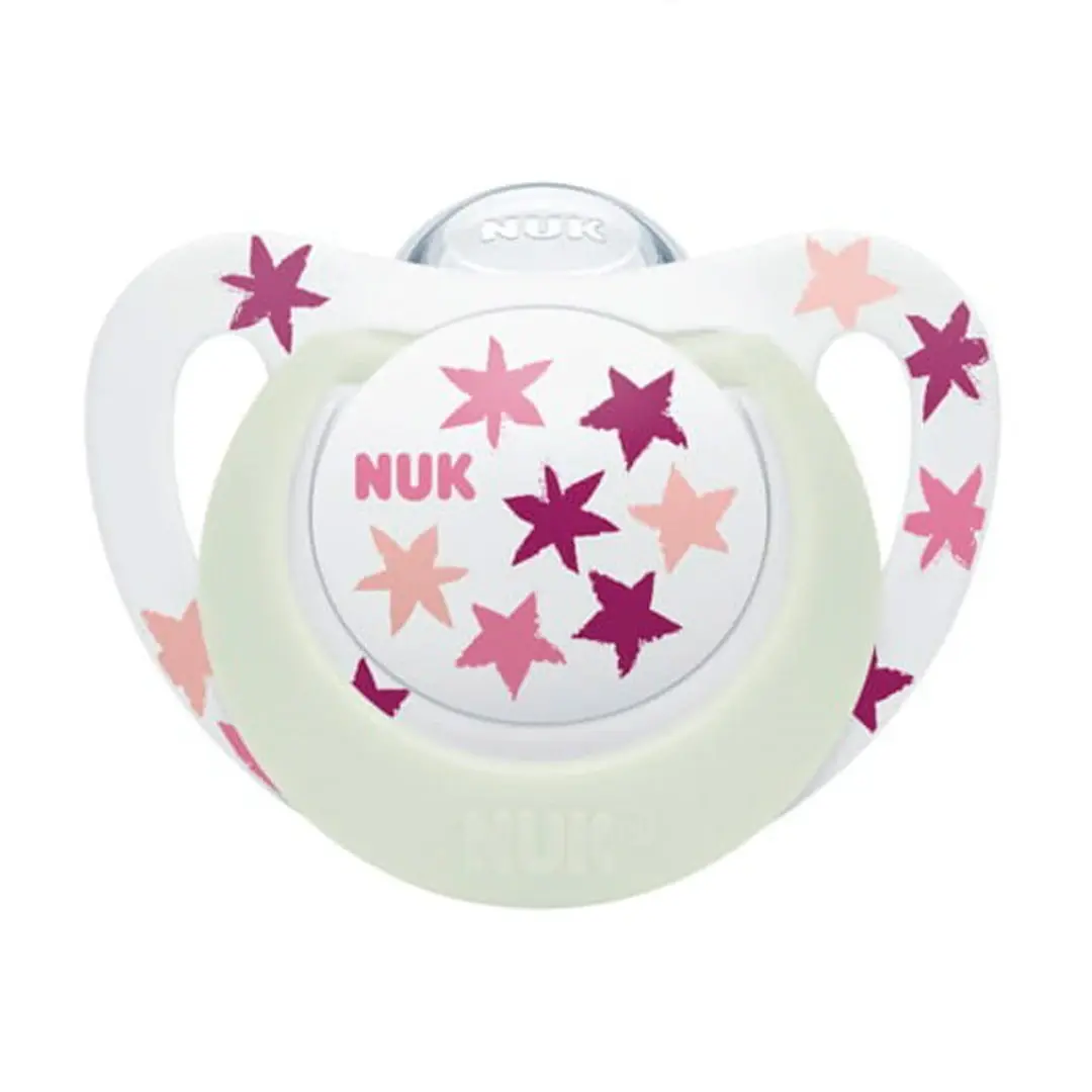 Пустышка NUK Star Night 6-18 мес Stars