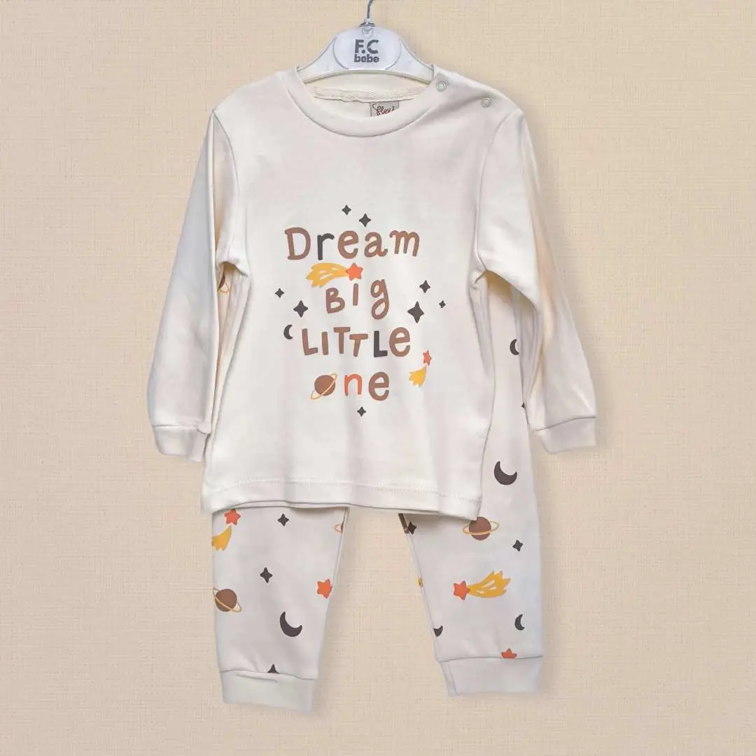 Комплект 2ка Flexi Dream big little one кофта + штаны Молочный