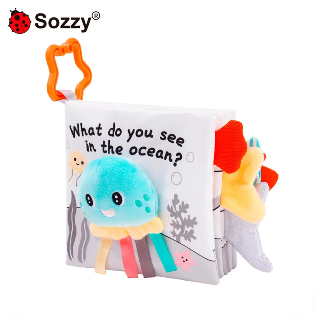 Книжка-шуршалка Sozzy Ocean Белый