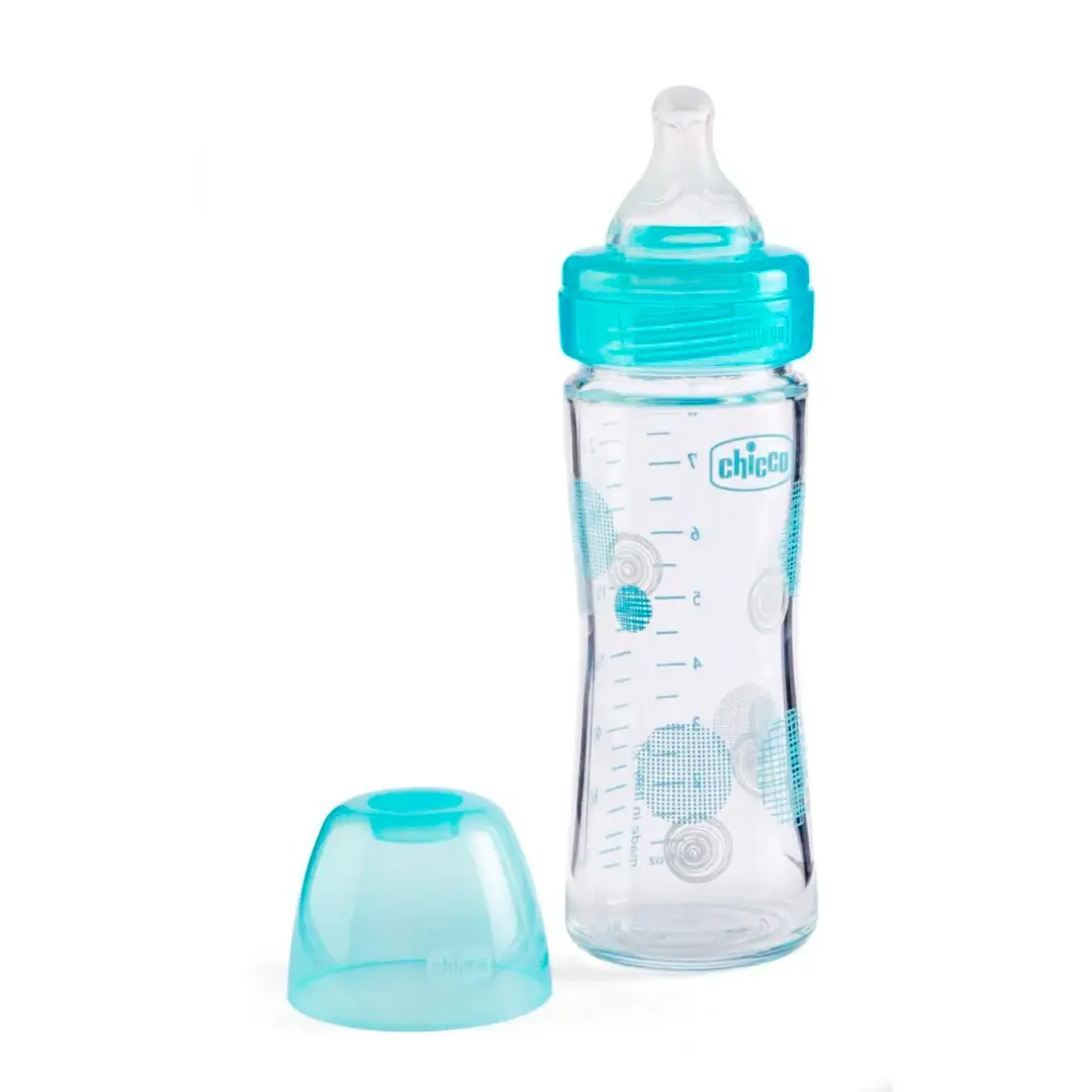 Бутылочка Chicco Well-Being 240 мл 0+ мес круги