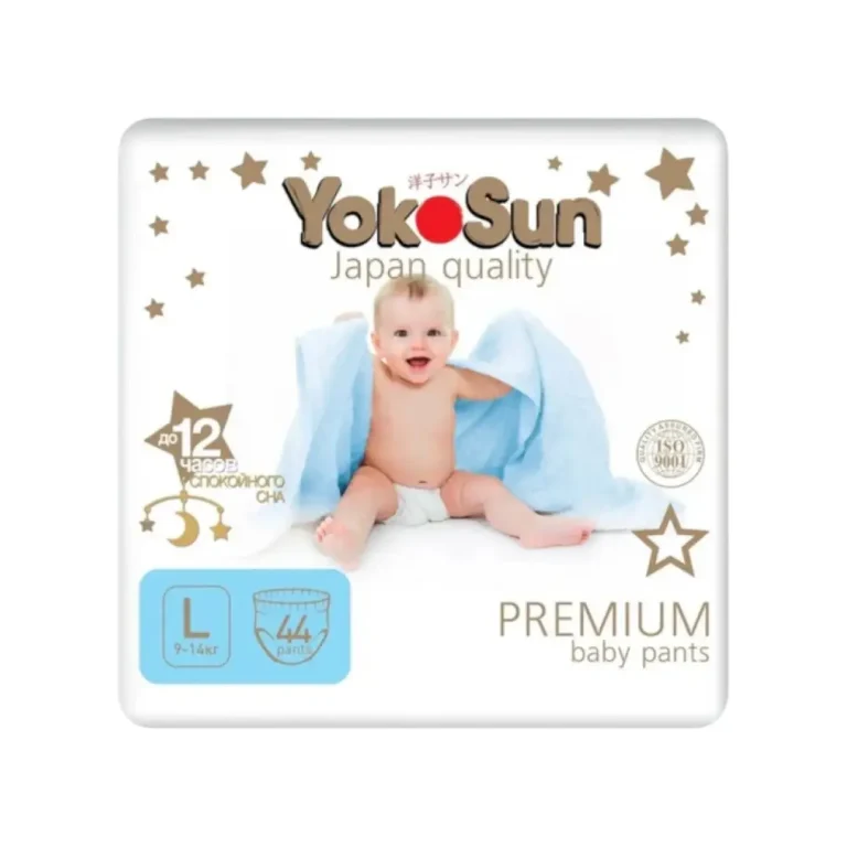 Трусики-подгузники YokoSun Premium L (9-14 кг) 44 шт
