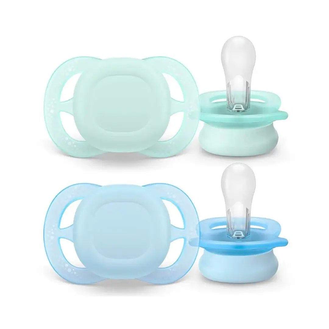 Пустышка Philips Avent Ultrastart Однотонные 0-2 мес 2 шт