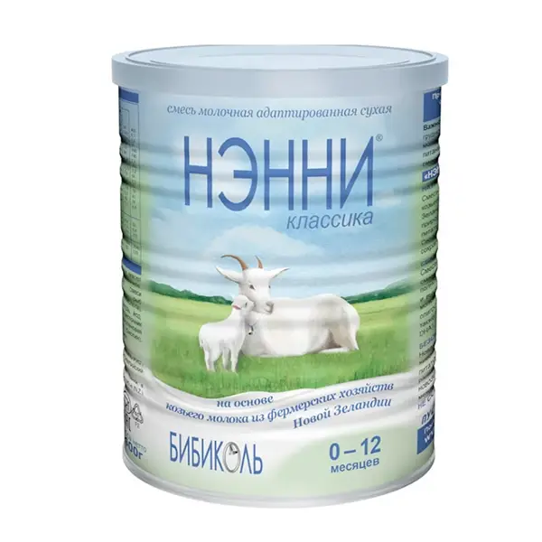 Молочная смесь Нэнни классика на основе козьего молока 400 гр. 0-12 мес.