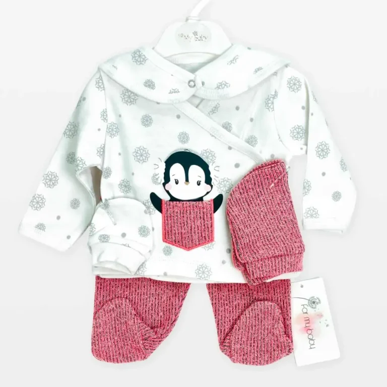Комплект 5ка For My Baby Пингвин снежинки