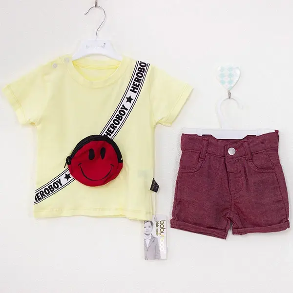 Детский комплект 2ка babyhood шорты+футболка Heroboy