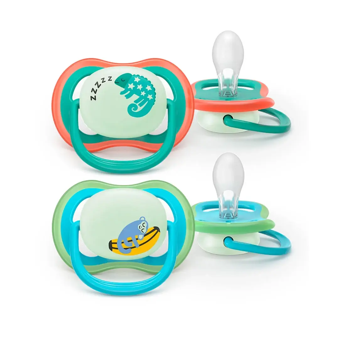 Пустышка Philips Avent Air Nighttime 6-18 мес 2 шт SCFSCF376/28