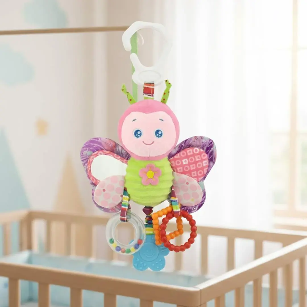 Развивающая подвеска Happy Monkey Тянучка Бабочка