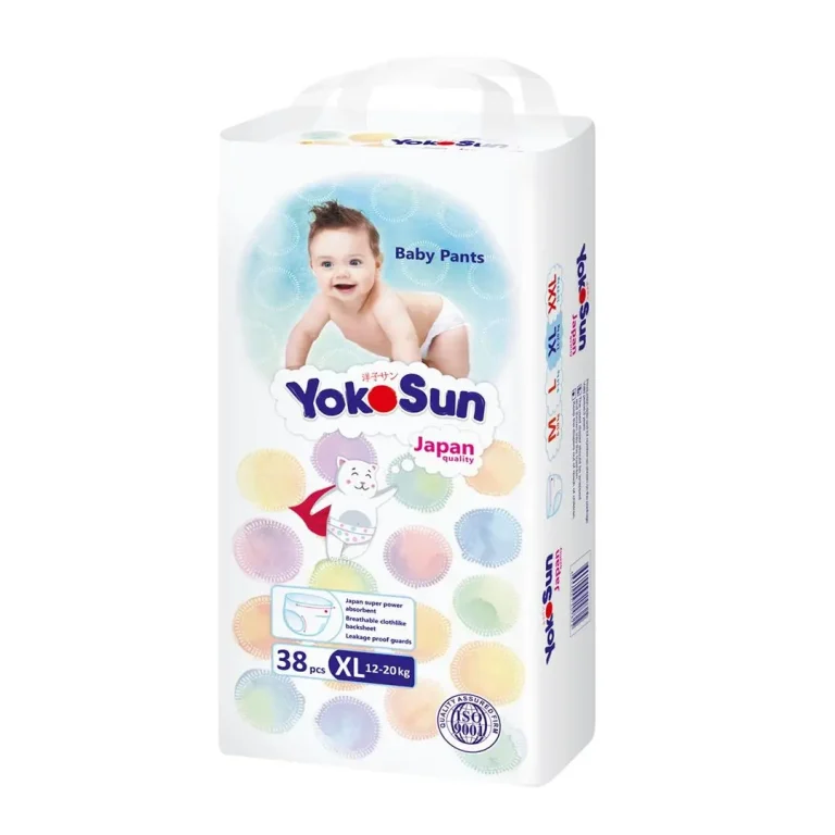 Трусики-подгузники YokoSun Comfort XL (12-20 кг) 38 шт