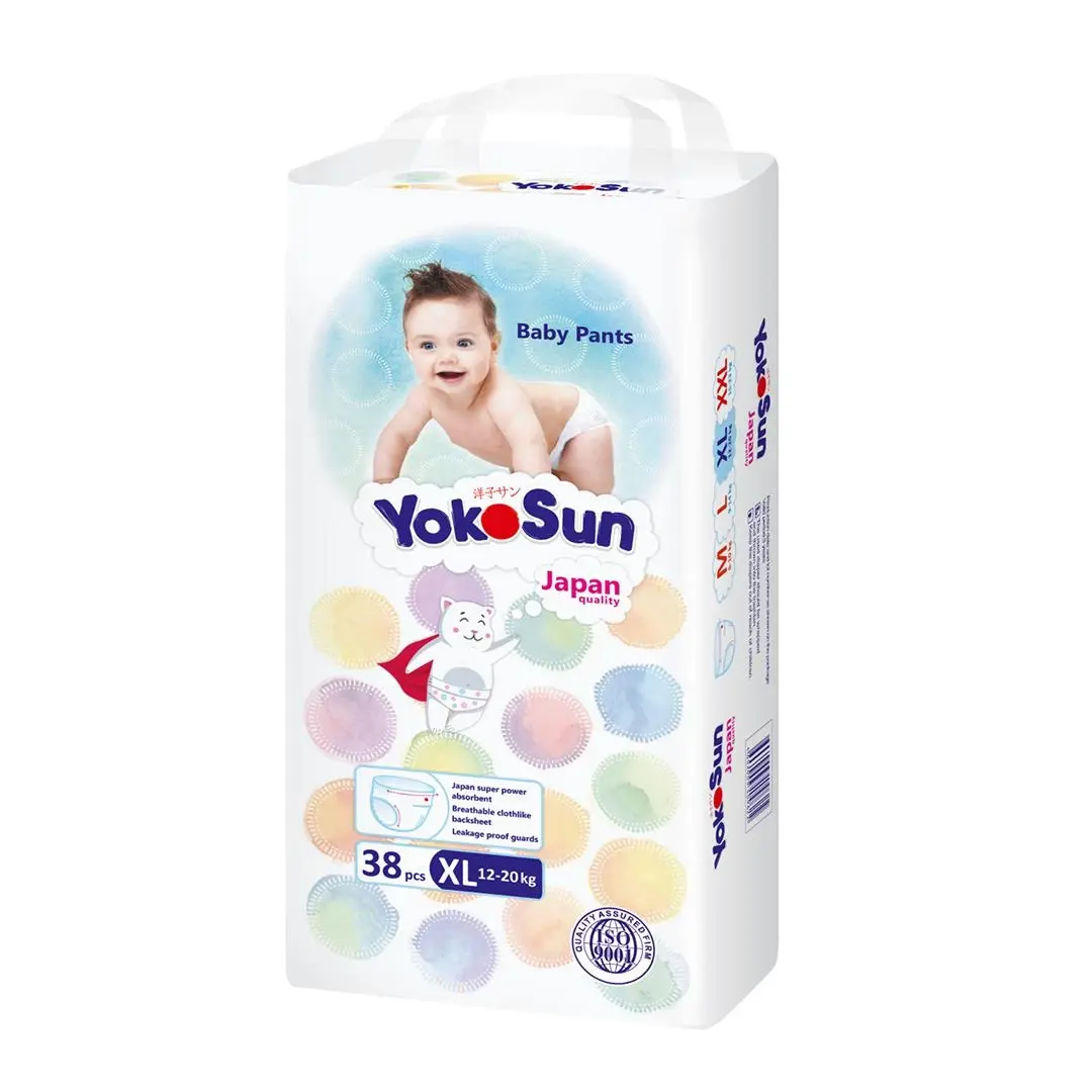 Трусики-подгузники YokoSun Comfort XL (12-20 кг) 38 шт