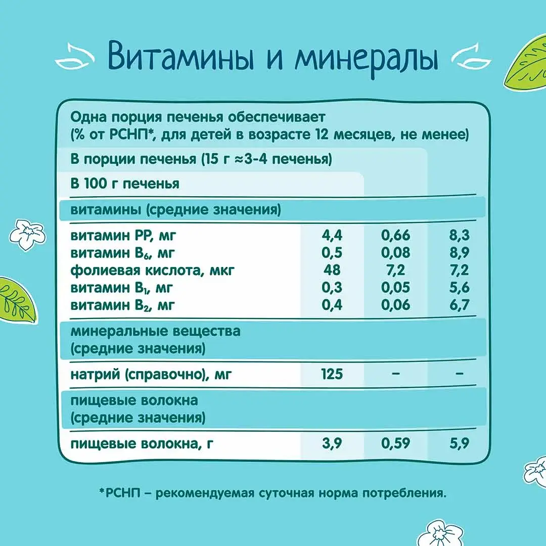 Печенье ФрутоНяня растворимое овсяное 120 гр 12+ мес