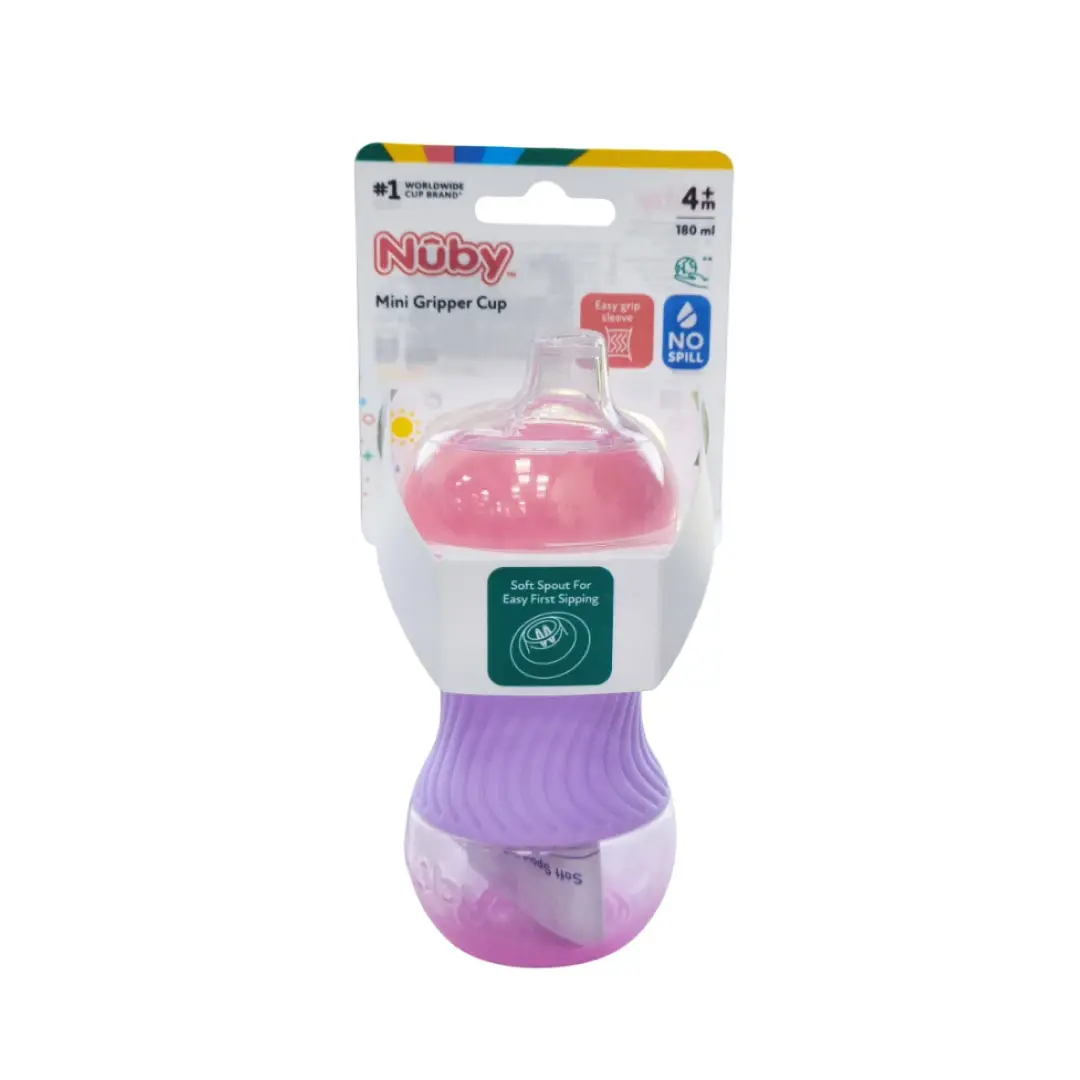Мини поильник Nuby 180 мл 4+ мес Фиолетовый