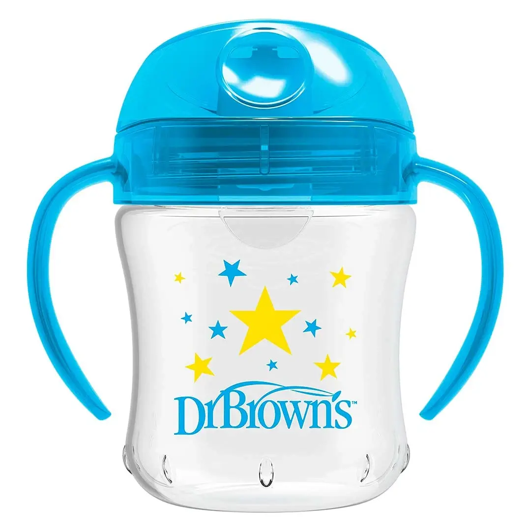 Чашка DrBrown’s с мягким носиком и ручками Звездочка Transition Cup 180 мл 6+ мес TC61004-INTL