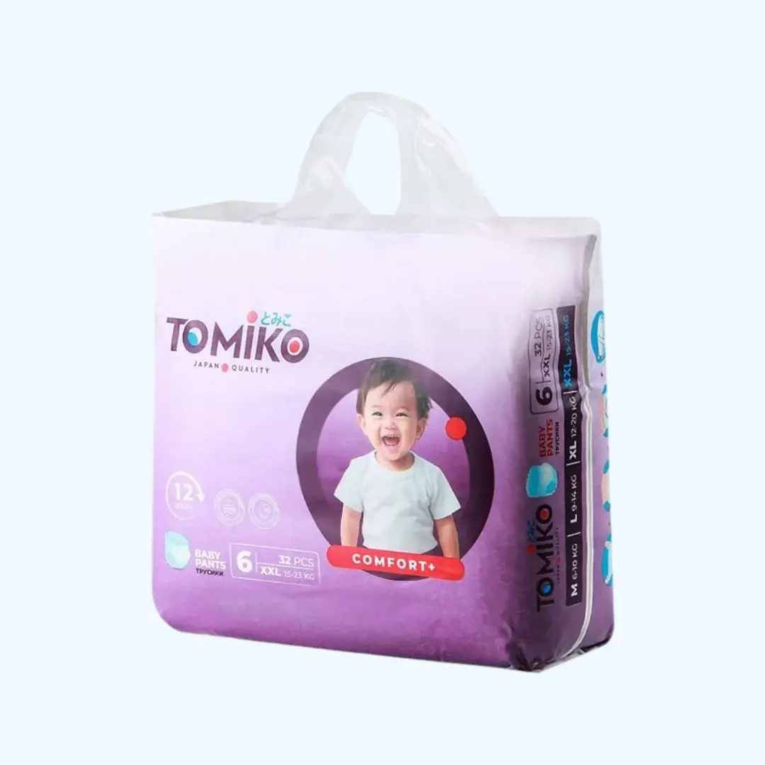 Трусики-подгузники Tomiko Comfort+ 6 XXL (15-23 кг) 32 шт