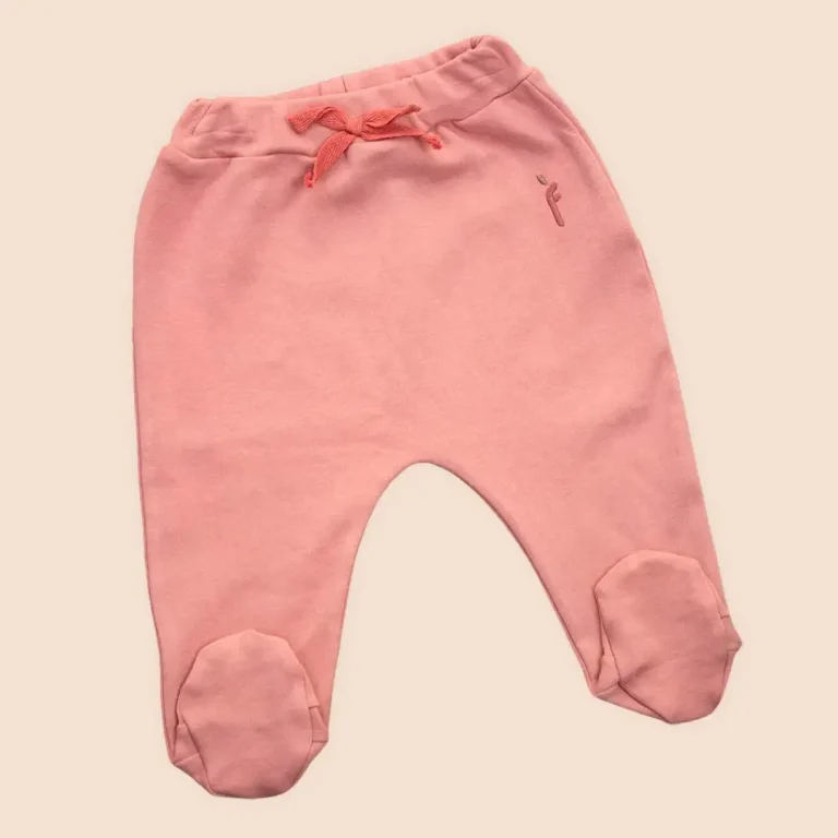 Ползунки flexi однотонные бантик Розовый