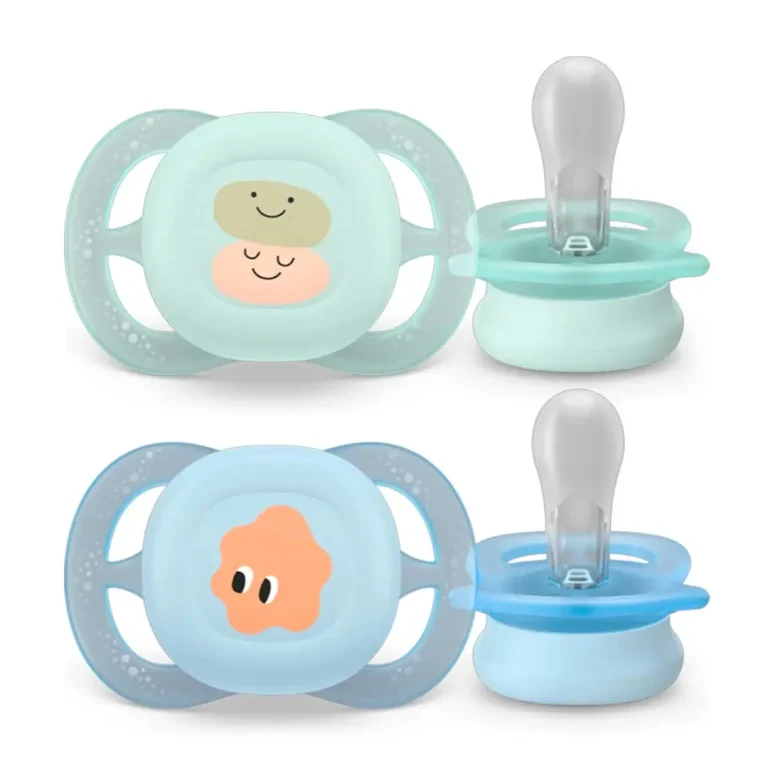 Пустышка Philips Avent Ultrastart Смайлики Клякса 0-2 мес 2 шт
