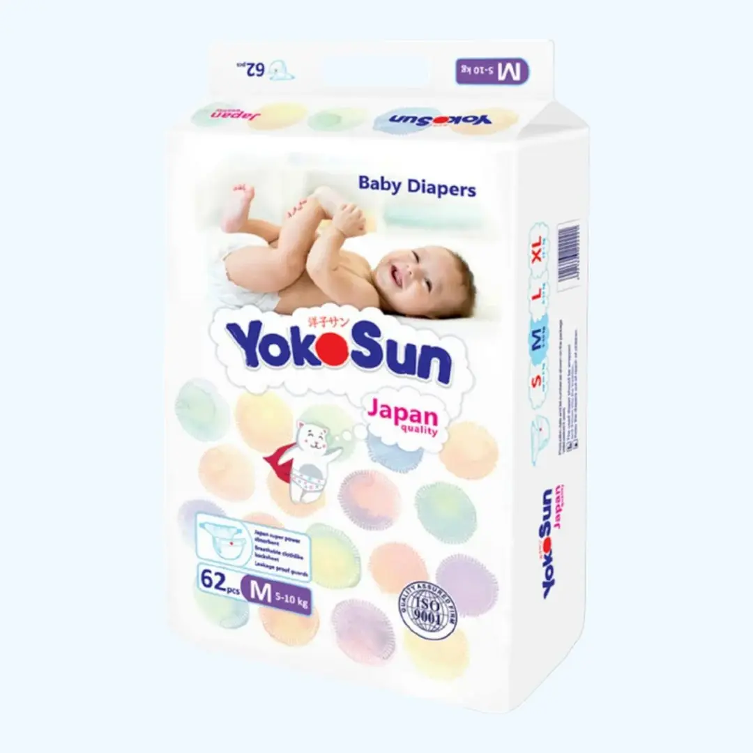 Подгузники YokoSun Comfort, М (5-10 кг), 62 шт.