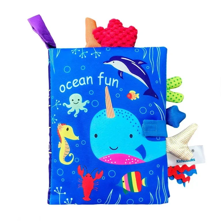 Книжка-шуршалка kidsbooks Ocean fun Синий