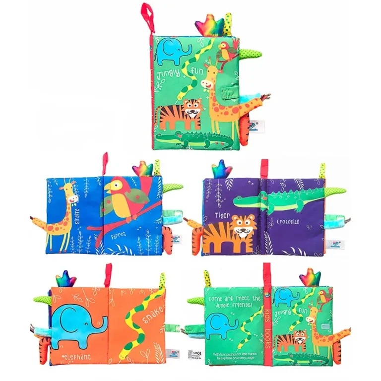 Книжка-шуршалка kidsbooks Jungiy fun Зеленый