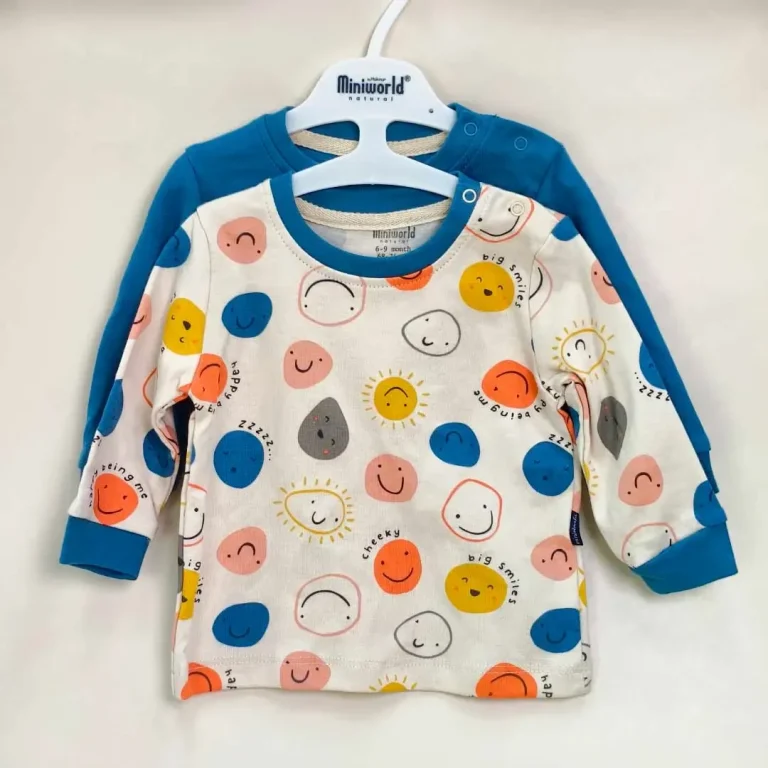 Кофточки Miniworld happy being me Синий 2 шт