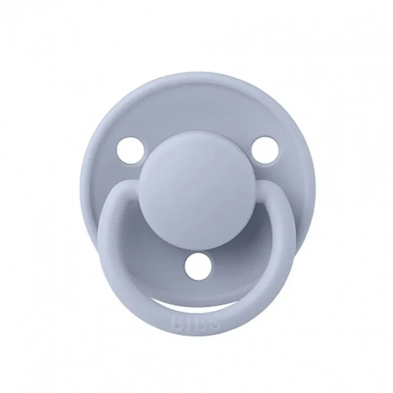 Пустышка силиконовая BIBS De Lux - Dusty Blue 0+ мес