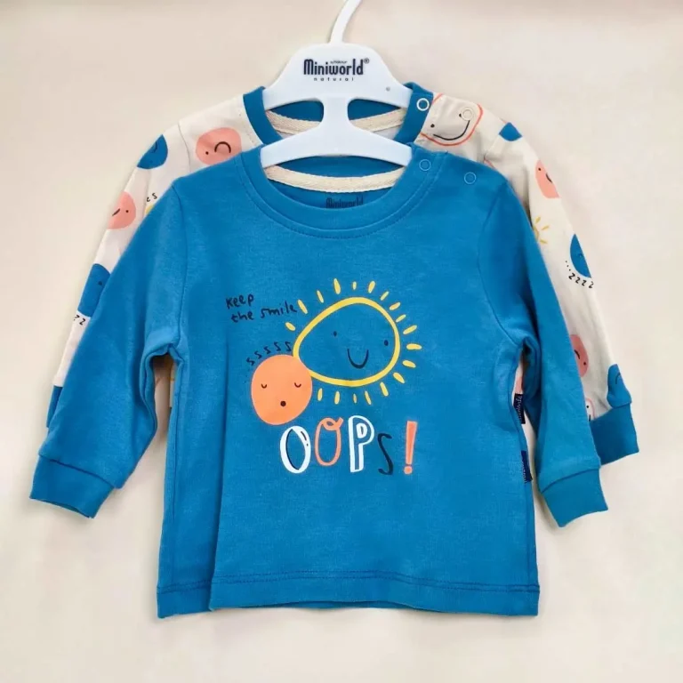 Кофточки Miniworld happy being me Синий 2 шт